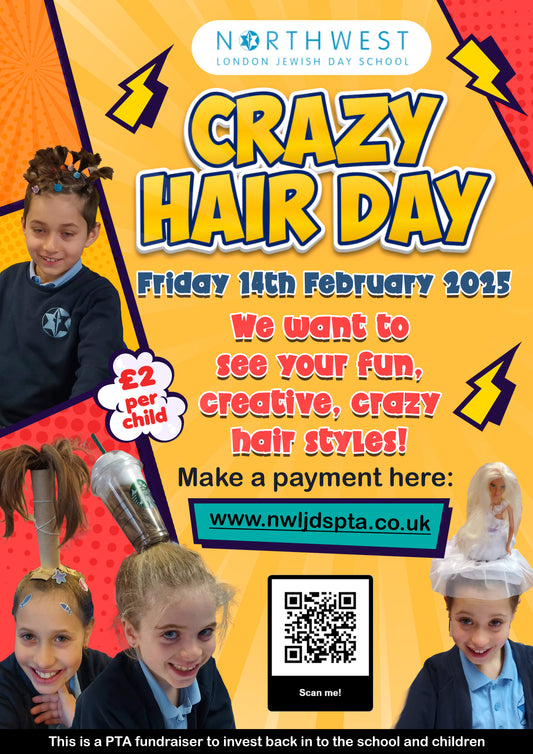 .Crazy Hair Day - Friday 14th  February